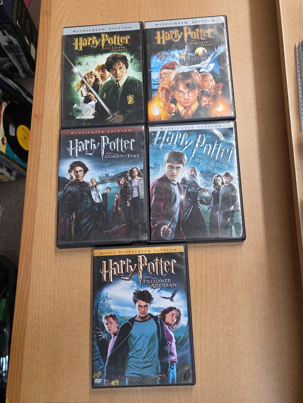 5 (6)Harry Potter dvds